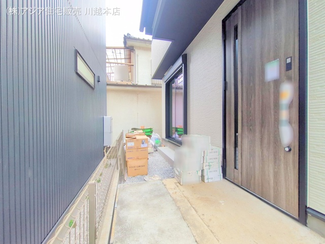 埼玉県ふじみ野市南台２丁目の新築戸建て外構写真 2025年7月15日撮影