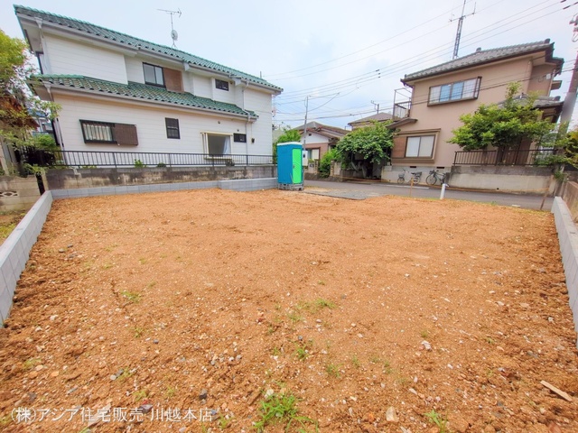 埼玉県坂戸市西坂戸4丁目の新築戸建て更地・土地写真 2025年6月8日撮影