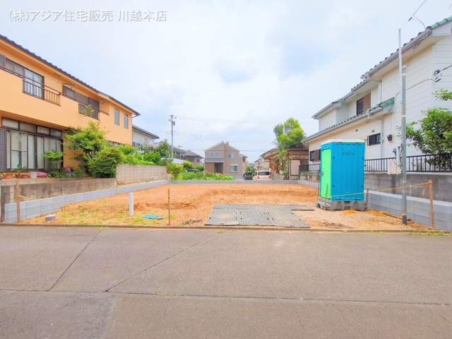 埼玉県坂戸市西坂戸4丁目の新築戸建て更地・土地写真 2025年6月8日撮影