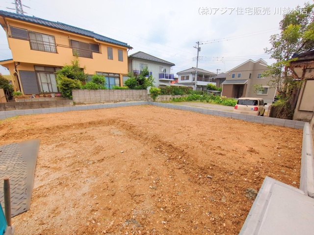 埼玉県坂戸市西坂戸4丁目の新築戸建て更地・土地写真 2025年6月8日撮影