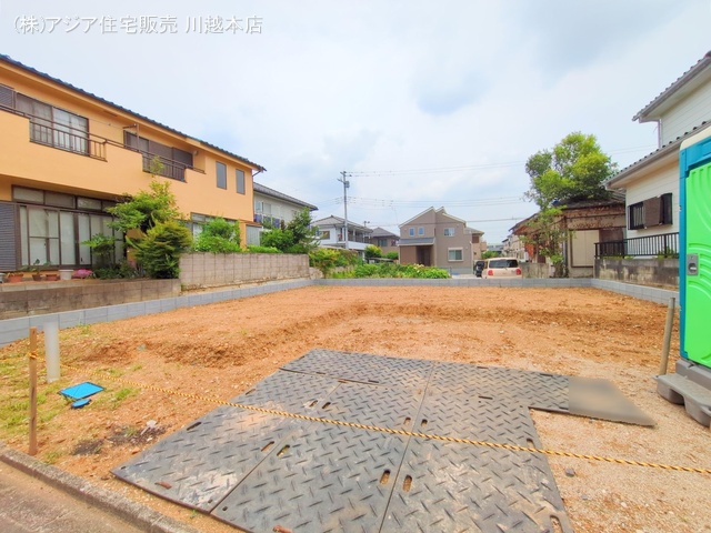 埼玉県坂戸市西坂戸4丁目の新築戸建て更地・土地写真 2025年6月8日撮影