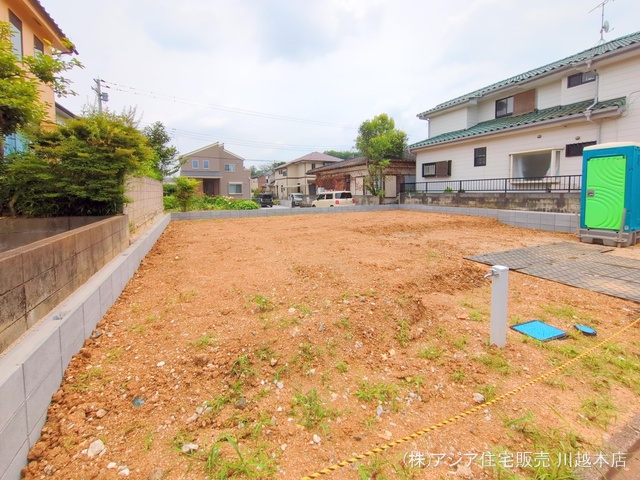 埼玉県坂戸市西坂戸4丁目の新築戸建て更地・土地写真 2025年6月8日撮影