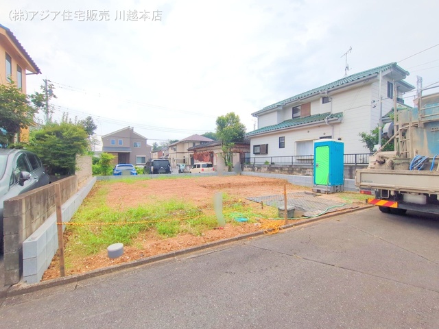 埼玉県坂戸市西坂戸4丁目の新築戸建て更地・土地写真 2025年7月1日撮影