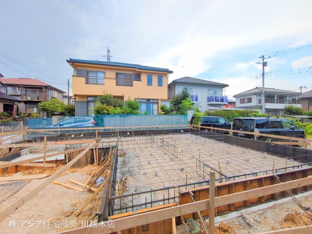埼玉県坂戸市西坂戸4丁目の新築戸建て基礎写真 2025年7月24日撮影
