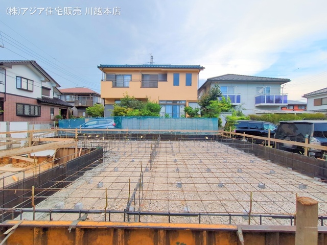 埼玉県坂戸市西坂戸4丁目の新築戸建て基礎写真 2025年7月24日撮影