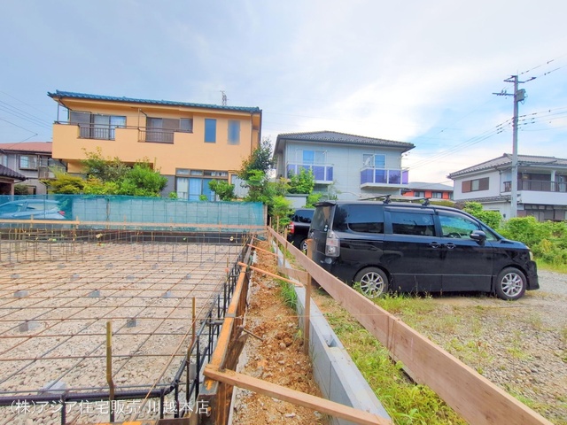 埼玉県坂戸市西坂戸4丁目の新築戸建て基礎写真 2025年7月24日撮影