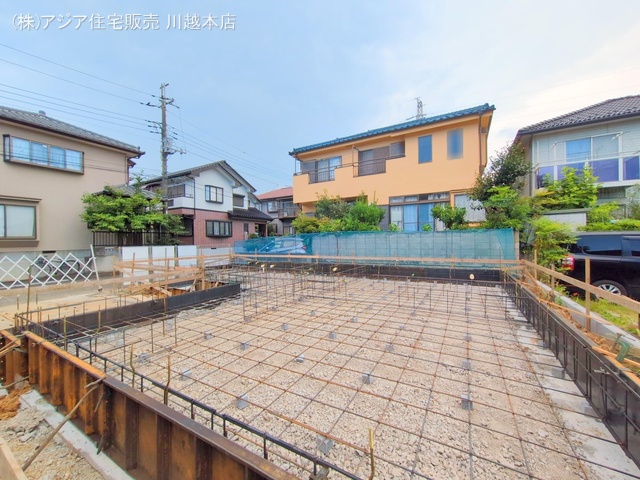 埼玉県坂戸市西坂戸4丁目の新築戸建て基礎写真 2025年7月24日撮影