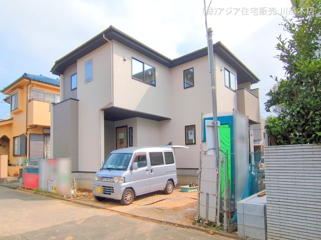 埼玉県坂戸市西坂戸4丁目の新築戸建て外構写真 2025年9月9日撮影