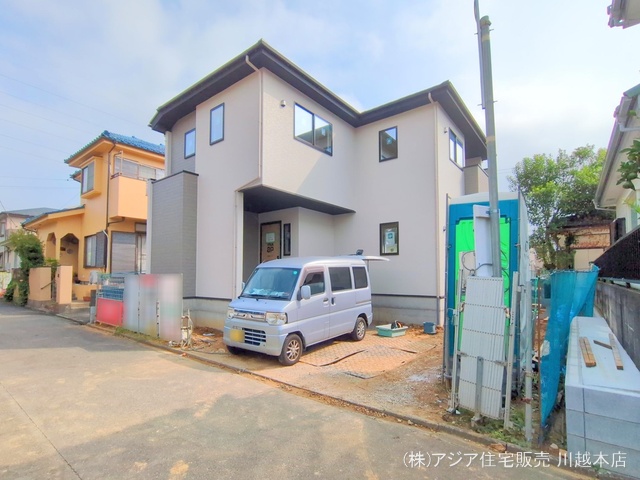 埼玉県坂戸市西坂戸4丁目の新築戸建て外構写真 2025年9月9日撮影