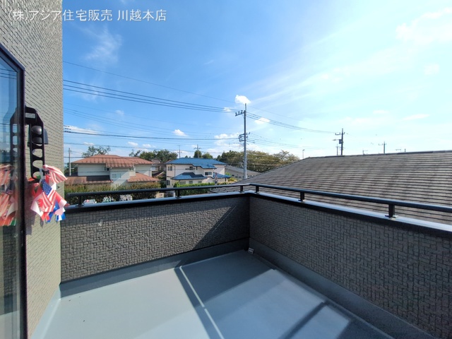 埼玉県狭山市柏原の新築戸建てバルコニー写真 2025年9月25日撮影
