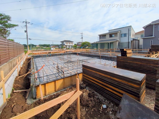 埼玉県狭山市柏原の新築戸建て基礎写真 2025年6月5日撮影