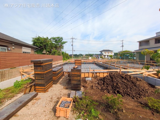 埼玉県狭山市柏原の新築戸建て基礎写真 2025年6月5日撮影