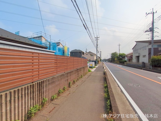 埼玉県狭山市柏原の新築戸建てシート写真 2025年7月6日撮影