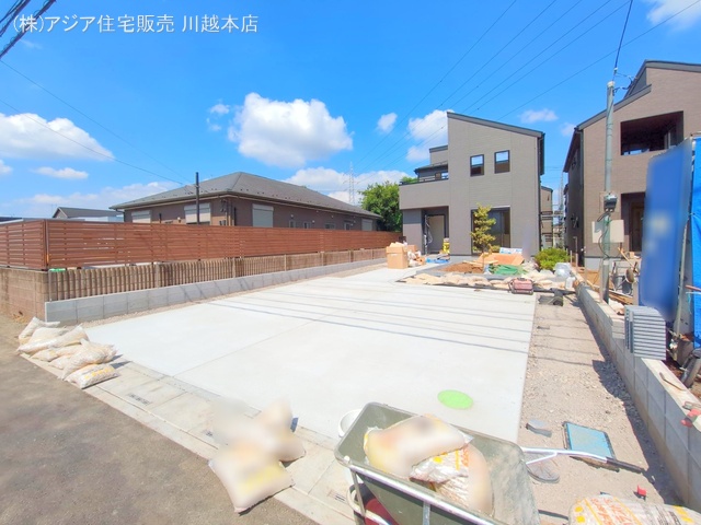 埼玉県狭山市柏原の新築戸建て外構写真 2025年7月30日撮影