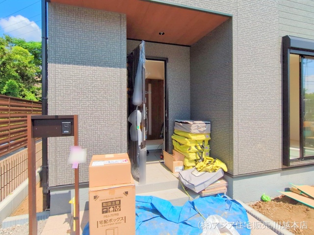 埼玉県狭山市柏原の新築戸建て外構写真 2025年7月30日撮影