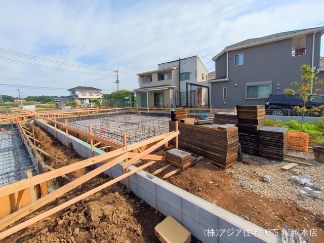 埼玉県狭山市柏原の新築戸建て基礎写真 2025年6月5日撮影