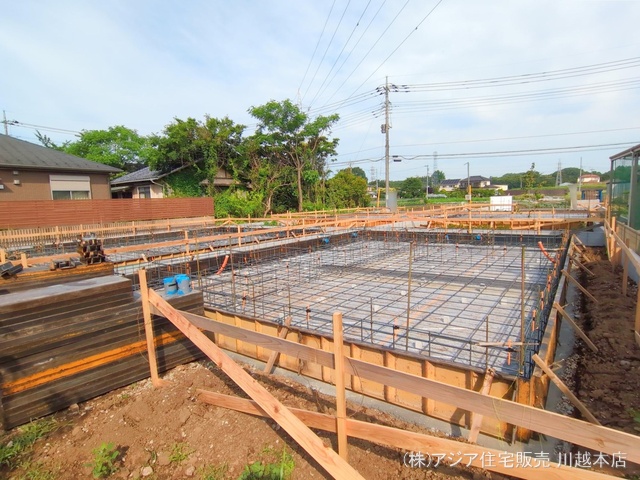 埼玉県狭山市柏原の新築戸建て基礎写真 2025年6月5日撮影