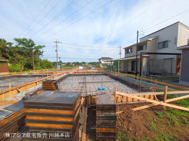 埼玉県狭山市柏原の新築戸建て基礎写真 2025年6月5日撮影