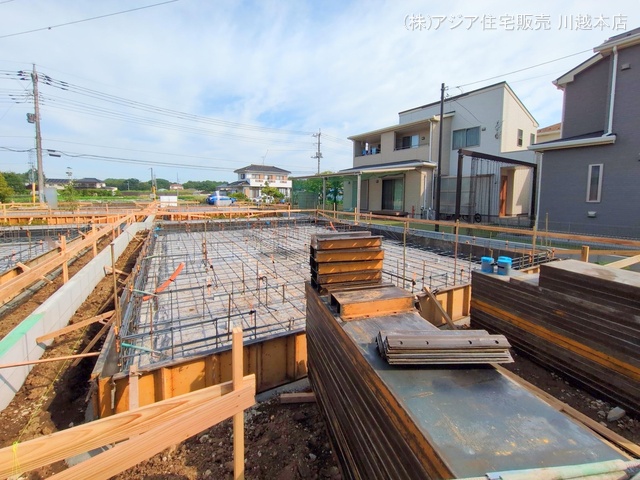 埼玉県狭山市柏原の新築戸建て基礎写真 2025年6月5日撮影