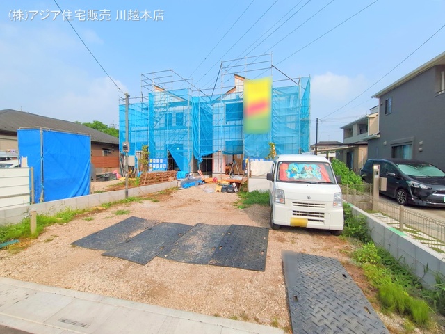 埼玉県狭山市柏原の新築戸建てシート写真 2025年7月6日撮影