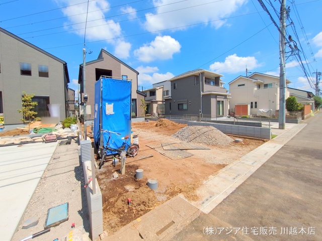 埼玉県狭山市柏原の新築戸建て外構写真 2025年7月30日撮影