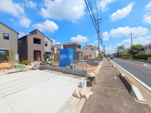 埼玉県狭山市柏原の新築戸建て外構写真 2025年7月30日撮影