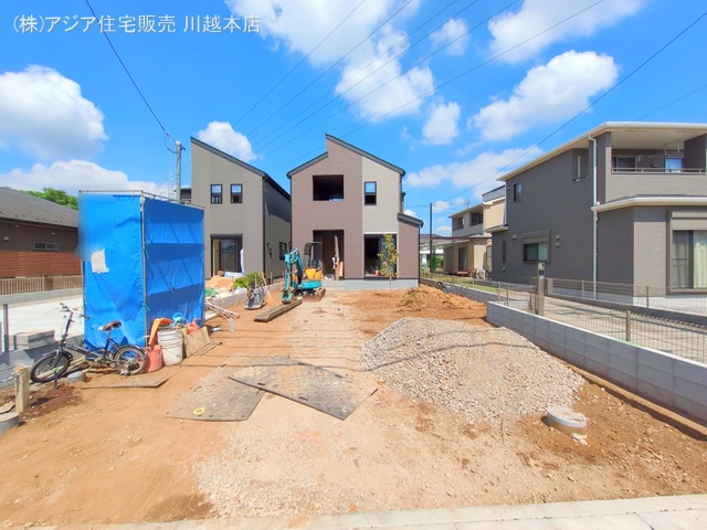 埼玉県狭山市柏原の新築戸建て外構写真 2025年7月30日撮影
