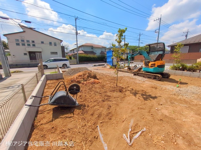 埼玉県狭山市柏原の新築戸建て外構写真 2025年7月30日撮影