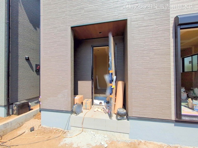 埼玉県狭山市柏原の新築戸建て外構写真 2025年7月30日撮影