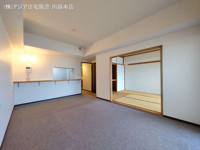 埼玉県坂戸市関間３丁目のマンション『コスモ若葉』リビング写真 2025年8月25日撮影