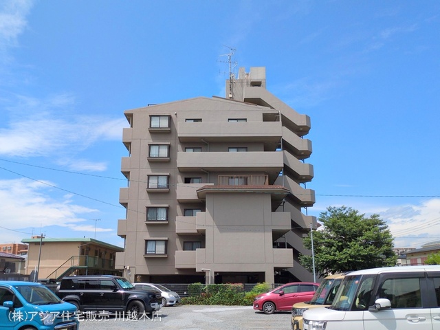 埼玉県坂戸市関間３丁目のマンション『コスモ若葉』外観写真 2025年6月22日撮影