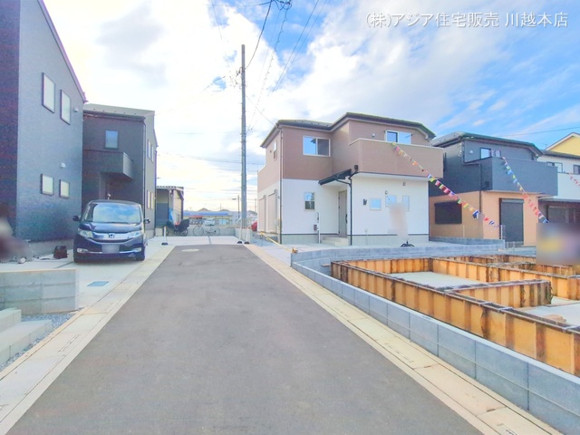 埼玉県富士見市羽沢1丁目の新築戸建て外構写真 2025年11月26日撮影