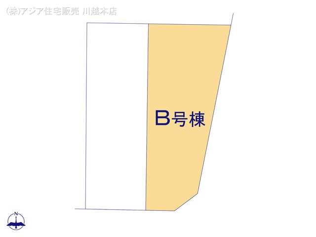 埼玉県坂戸市溝端町の新築戸建て全体区画図 ※図面と異なる場合は現況を優先