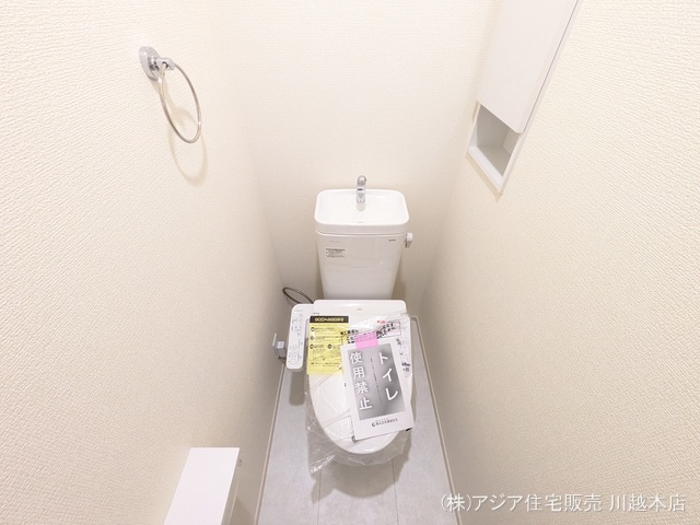 埼玉県富士見市水谷東２丁目の新築戸建てトイレ写真 2025年9月21日撮影