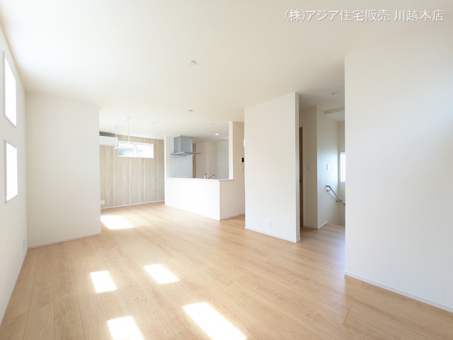 埼玉県富士見市水谷東２丁目の新築戸建てリビング写真 2025年9月21日撮影