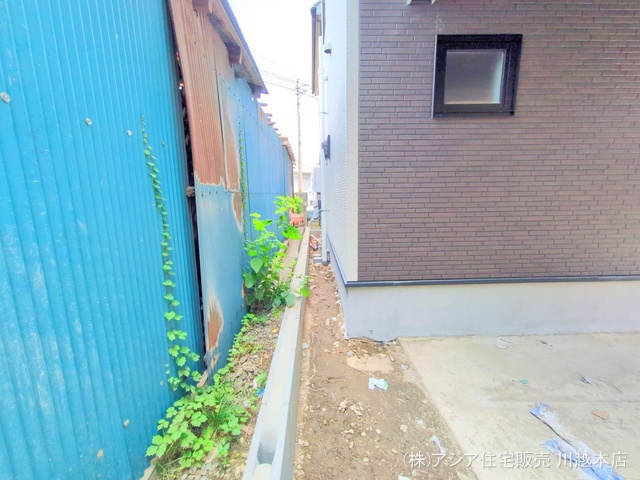 埼玉県富士見市水谷東２丁目の新築戸建て外構写真 2025年7月1日撮影