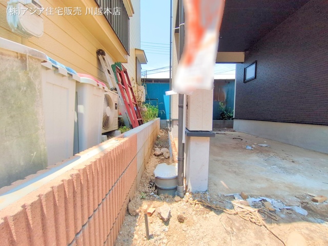 埼玉県富士見市水谷東２丁目の新築戸建て外構写真 2025年7月1日撮影