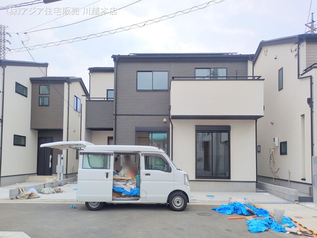 埼玉県川越市小仙波町２丁目の新築戸建て外構写真 2025年7月1日撮影