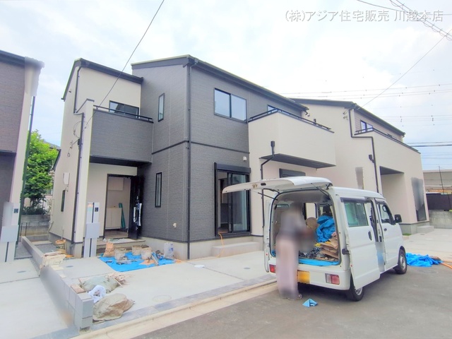 埼玉県川越市小仙波町２丁目の新築戸建て外構写真 2025年7月1日撮影
