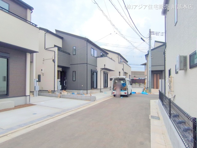 埼玉県川越市小仙波町２丁目の新築戸建て外構写真 2025年7月1日撮影