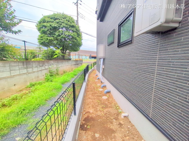 埼玉県川越市小仙波町２丁目の新築戸建て外構写真 2025年7月1日撮影