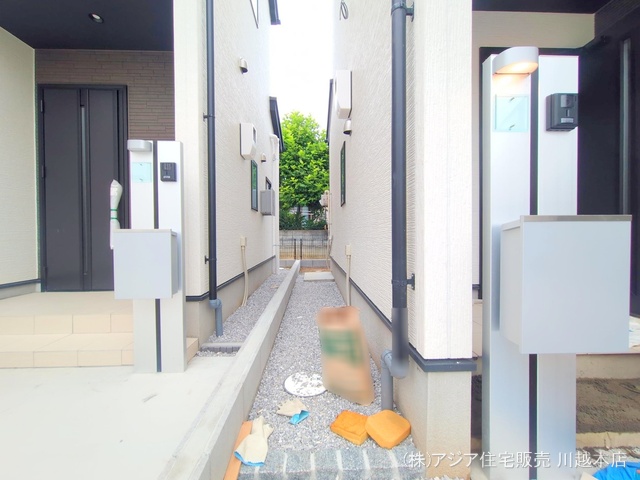 埼玉県川越市小仙波町２丁目の新築戸建て外構写真 2025年7月1日撮影