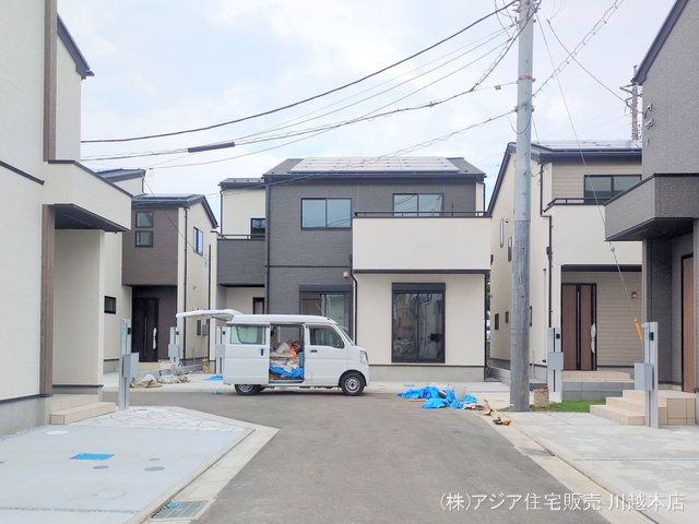 埼玉県川越市小仙波町２丁目の新築戸建て外構写真 2025年7月1日撮影