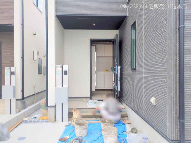 埼玉県川越市小仙波町２丁目の新築戸建て外構写真 2025年7月1日撮影