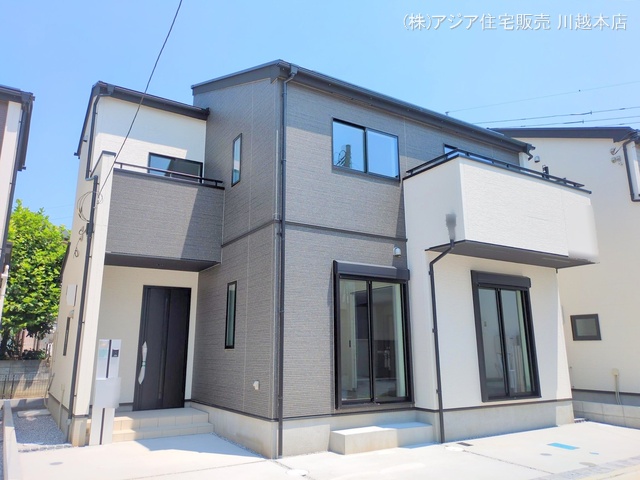 埼玉県川越市小仙波町２丁目の新築戸建て外構写真 2025年7月24日撮影