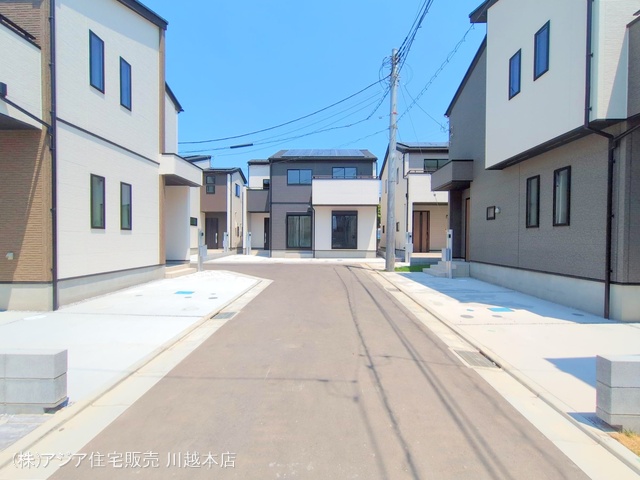 埼玉県川越市小仙波町２丁目の新築戸建て外構写真 2025年7月24日撮影