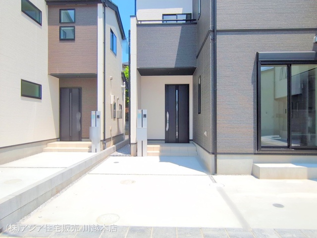 埼玉県川越市小仙波町２丁目の新築戸建て外構写真 2025年7月24日撮影