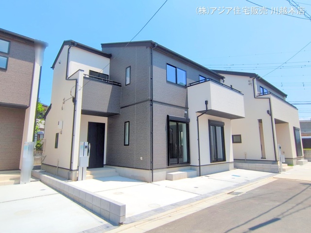 埼玉県川越市小仙波町２丁目の新築戸建て外構写真 2025年7月24日撮影