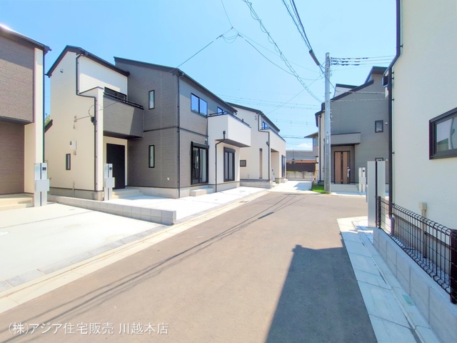 埼玉県川越市小仙波町２丁目の新築戸建て外構写真 2025年7月24日撮影