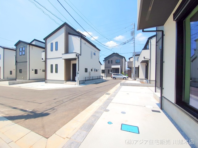 埼玉県川越市小仙波町２丁目の新築戸建て外構写真 2025年7月24日撮影